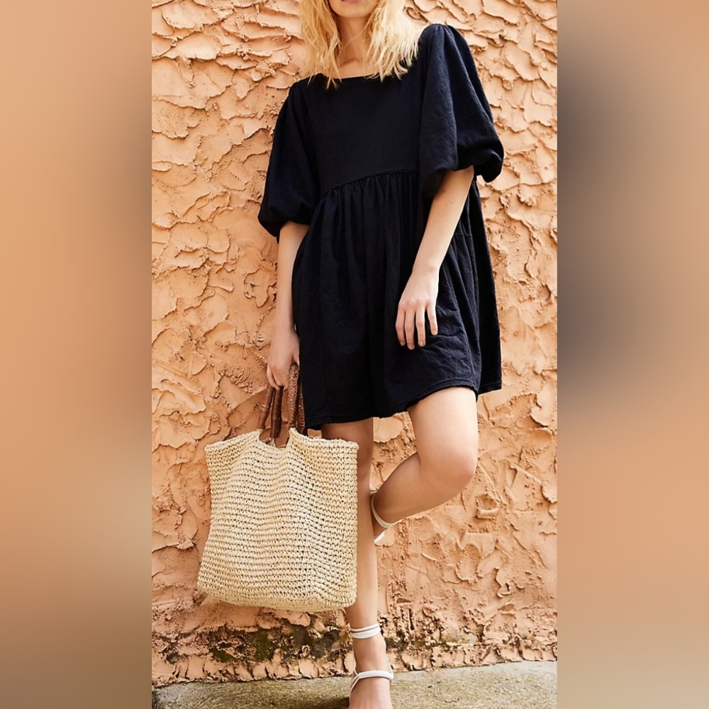 NWOT Free People Beach Get Obsessed Babydoll Dress XS